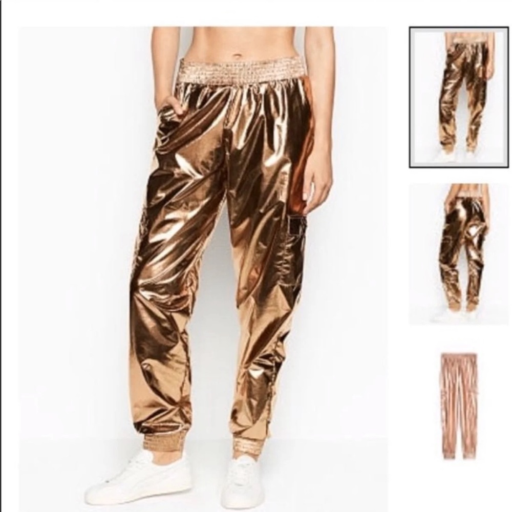 Victoria’s Secret metallic joggers/sweat pants